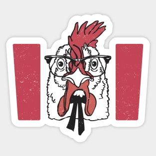 Colonel Chickens by Buck Tee Sticker